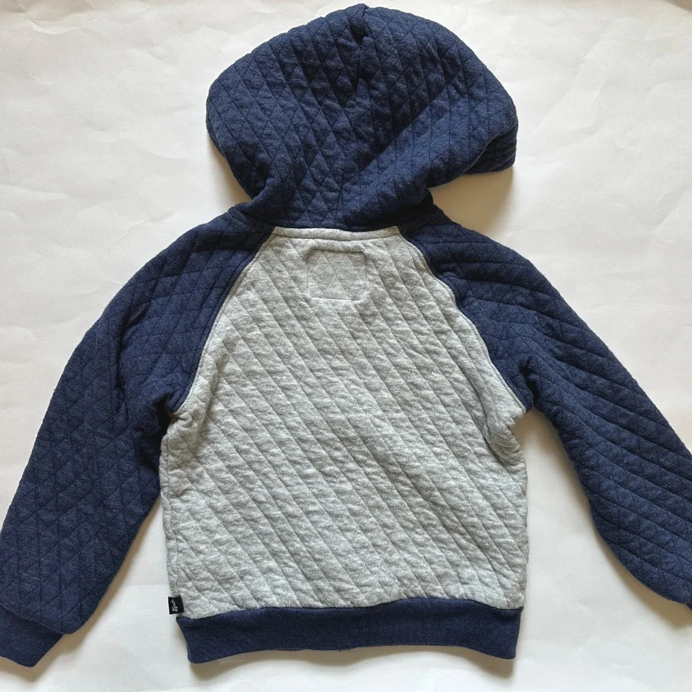Quilted Toddler Boy Hoodie Spring Coat
